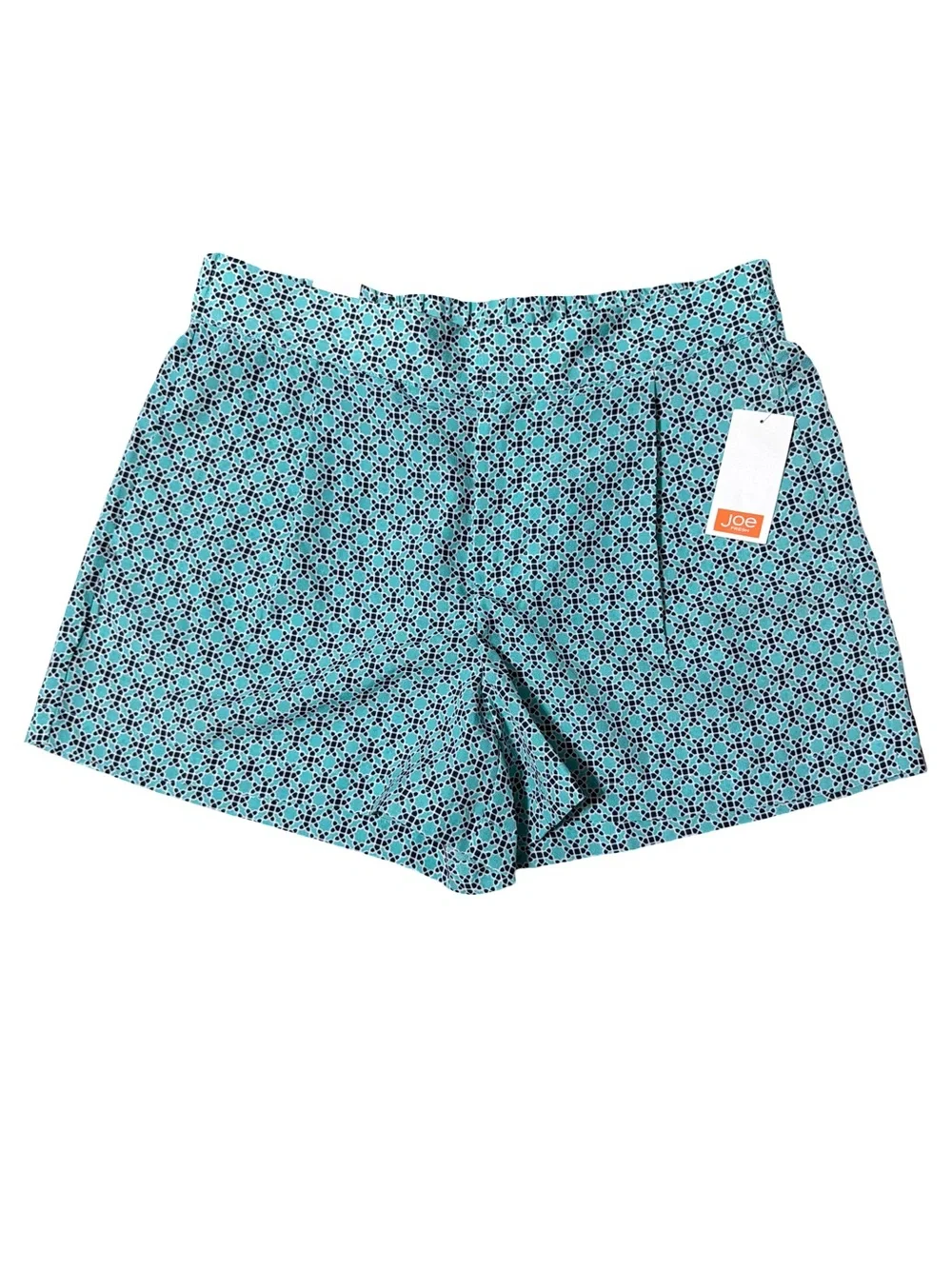 Joe Fresh Turquoise Geometric Print Women's Shorts